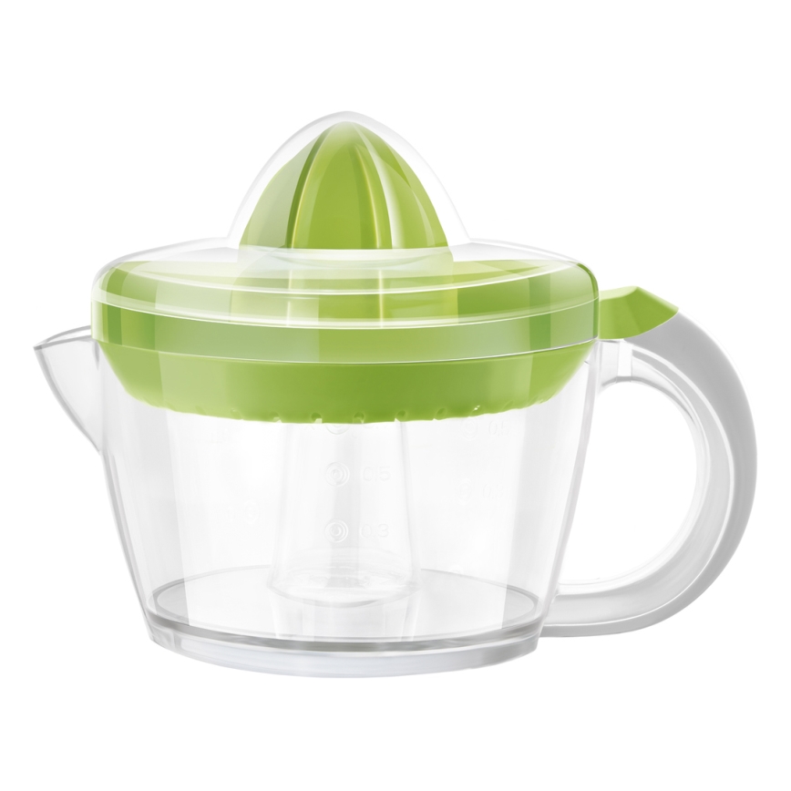 Sencor - Espremedor elétrico de citrinos 0,7 l 40W/230V branco/verde