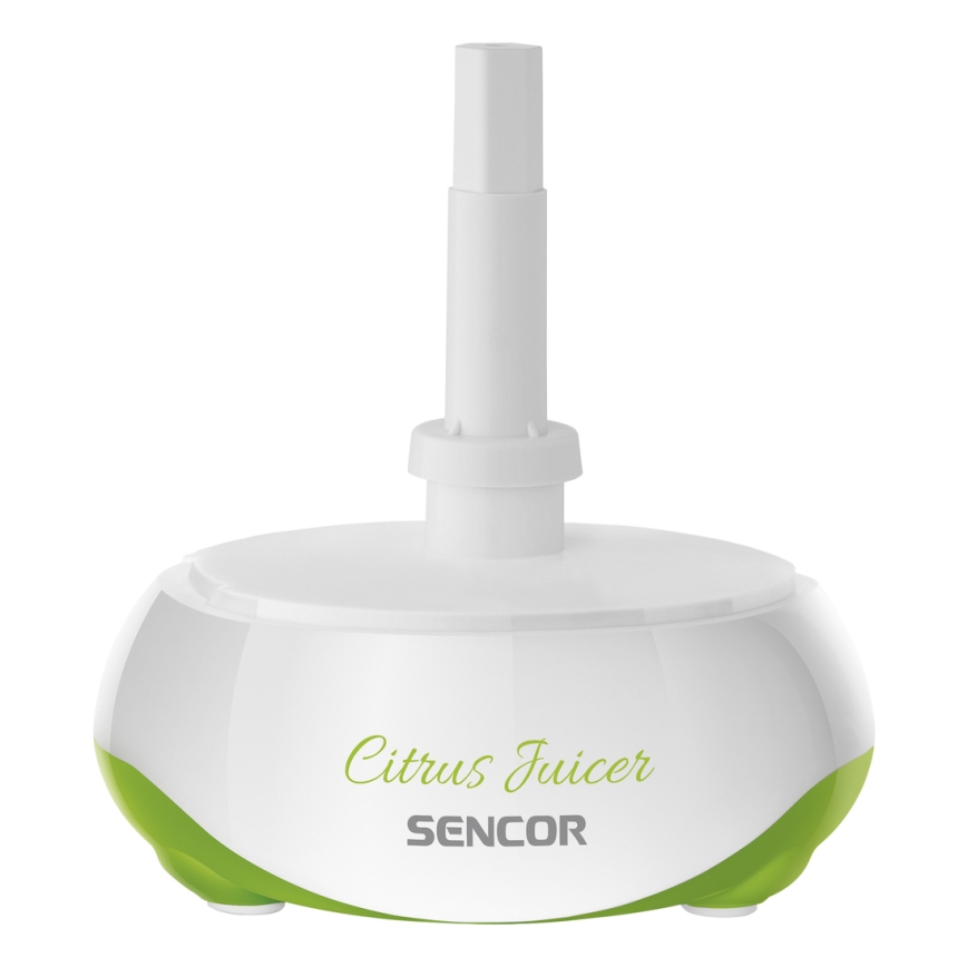 Sencor - Espremedor elétrico de citrinos 0,7 l 40W/230V branco/verde