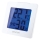 Sencor - Estação meteorológica com visor LCD e relógio despertador 1xAA branco