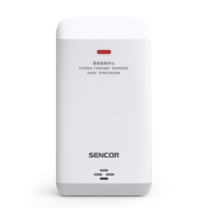 Sencor - Estação meteorológica profissional com ecrã LCD colorido, alimentação 5V/1xCR2032 + 3xAA, com Wi-Fi