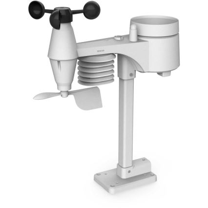 Sencor - Estação meteorológica profissional com ecrã LCD a cores e despertador 5V/3xAAA + 3xAA