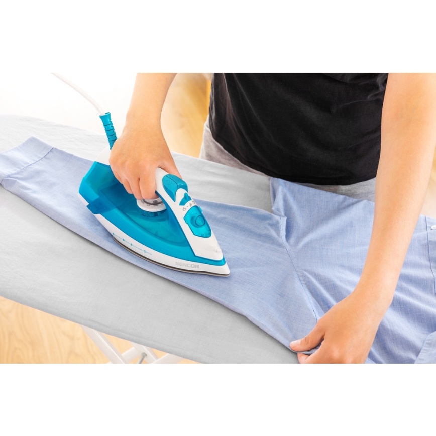 Sencor - Ferro de engomar 2000W/230V azul/branco