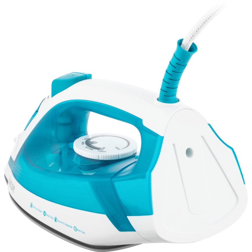 Sencor - Ferro de engomar 2000W/230V azul/branco