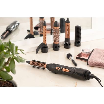 Sencor - Ferro de frisar a ar quente com um conjunto de acessórios 1000W/230V