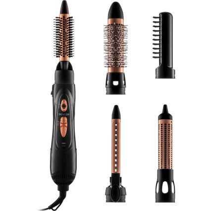 Sencor - Ferro de frisar a ar quente com um conjunto de acessórios 1000W/230V