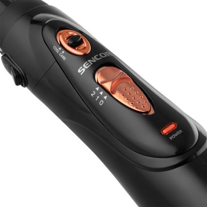 Sencor - Ferro de frisar a ar quente com um conjunto de acessórios 1000W/230V