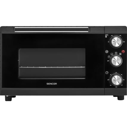 Sencor - Forno elétrico 20 l 1650W/230V preto