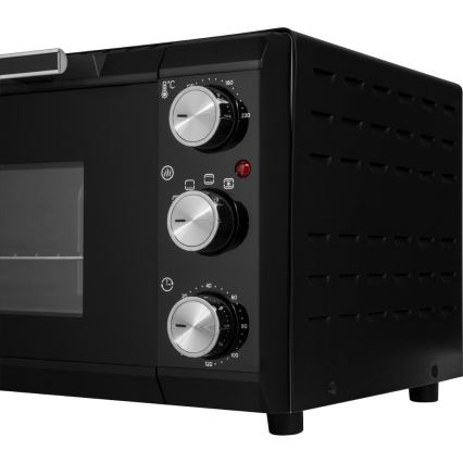 Sencor - Forno elétrico 20 l 1650W/230V preto