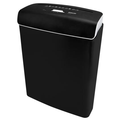 Sencor - Triturador de papel A4 capacidade 7 l 230V preto