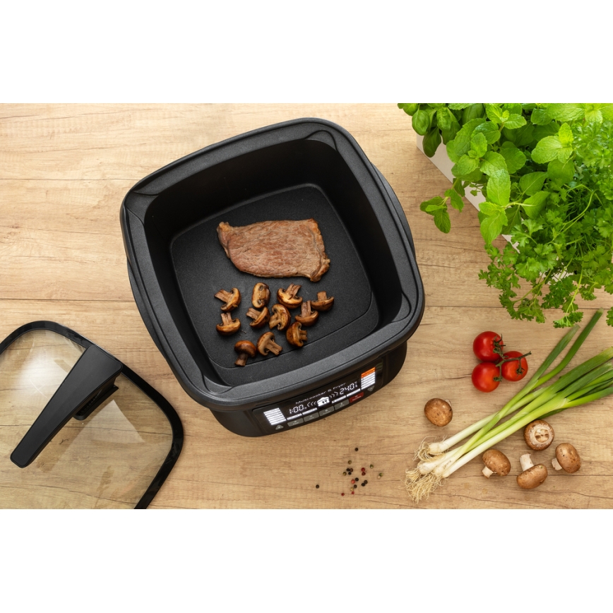 Sencor - Frigideira multifuncional com acessórios 1800W/230V 18 funções 4,8l