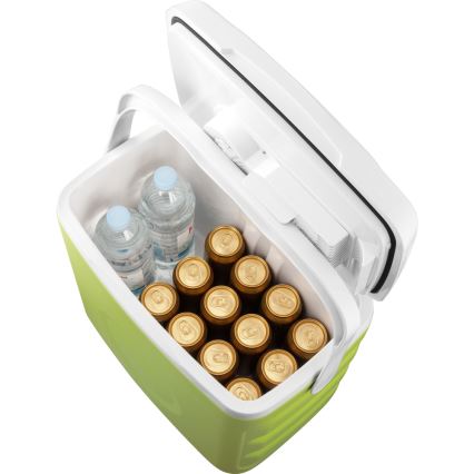 Sencor - Frigorífico automóvel portátil 30 l 55W/5V/12V/230V verde/branco