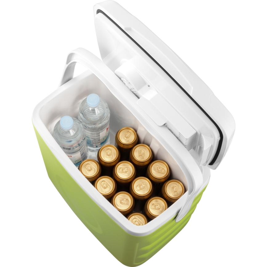 Sencor - Frigorífico automóvel portátil 30 l 55W/5V/12V/230V verde/branco