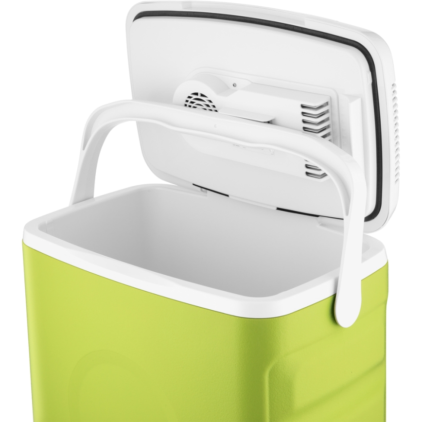 Sencor - Frigorífico automóvel portátil 30 l 55W/5V/12V/230V verde/branco