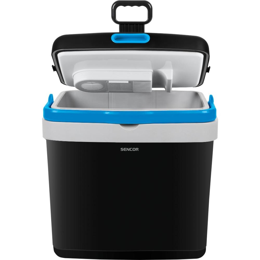 Sencor - Frigorífico portátil para automóvel 33 l 60W/12V/230V preto