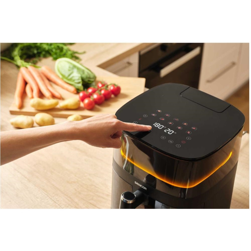 Sencor - Fritadeira elétrica de ar quente 5 l 1500W/230V