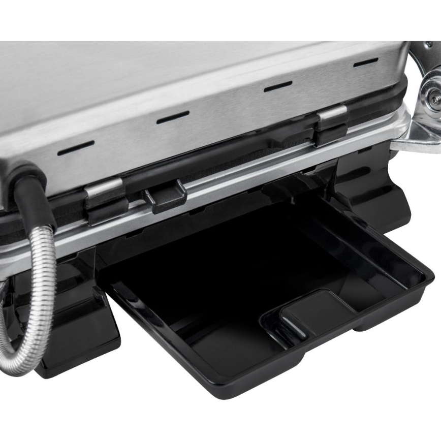 Sencor - Grelhador de contacto 2100W/230V cromo mate