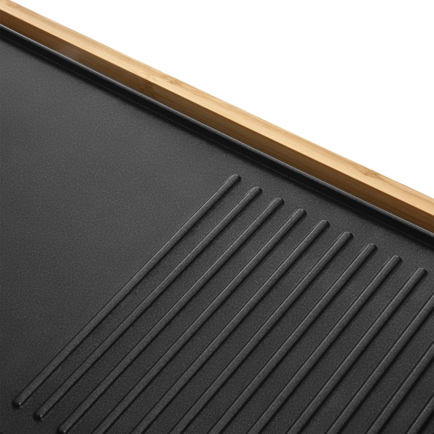 Sencor - Grelha elétrica de mesa 1800W/230V bambu