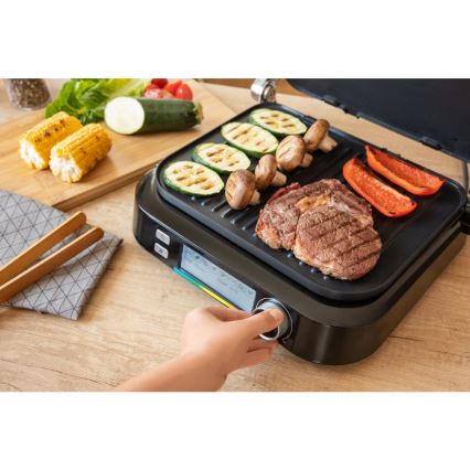 Sencor - Grelhador de contacto 2100W/230V preto