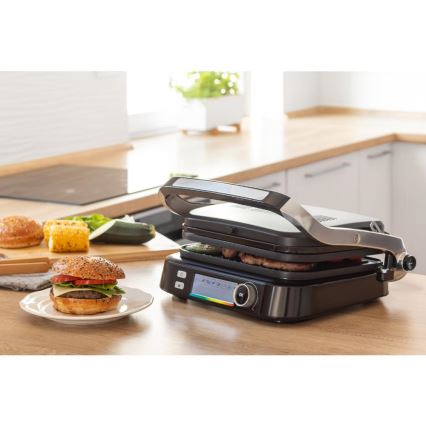 Sencor - Grelhador de contacto 2100W/230V preto