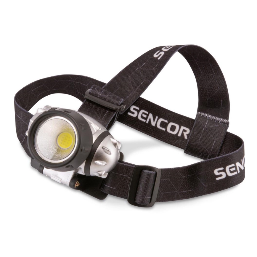 Sencor - Lanterna de cabeça LED LED/3W/3xAAA