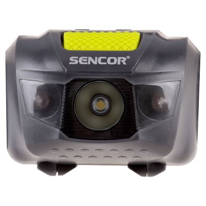 Sencor - Lanterna de cabeça LED LED/3W/3xAAA IPX5
