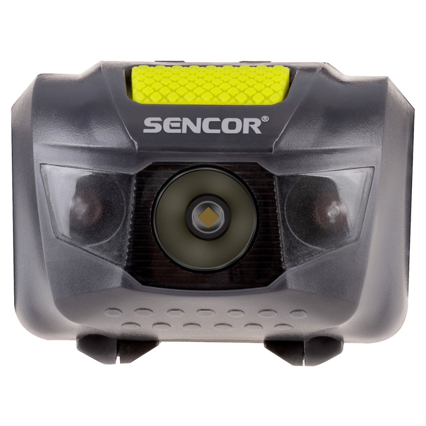 Sencor - Lanterna de cabeça LED LED/3W/3xAAA IPX5