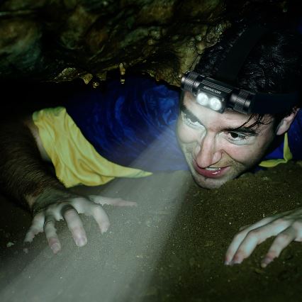 Sencor - Lanterna frontal recarregável de alumínio LED/5W/2600 mAh IP65