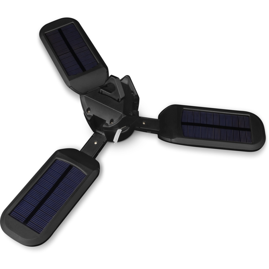 Sencor - Lanterna LED recarregável para campismo com painel solar, 3 W, 1600 mAh, IPX4