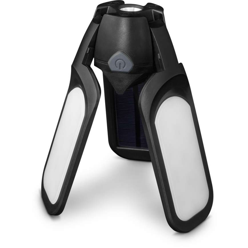 Sencor - Lanterna LED recarregável para campismo com painel solar, 3 W, 1600 mAh, IPX4