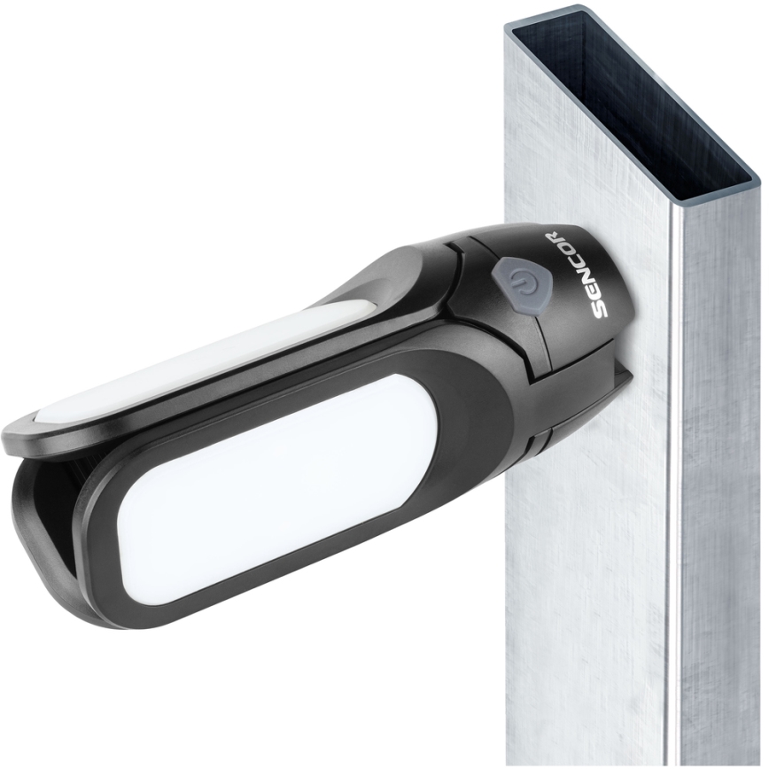 Sencor - Lanterna LED recarregável para campismo com painel solar, 3 W, 1600 mAh, IPX4