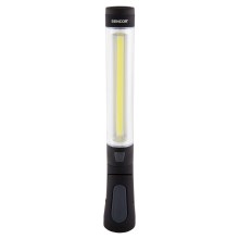 Sencor - Lanterna LED LED/3W/COB + LED/1W/4xAAA