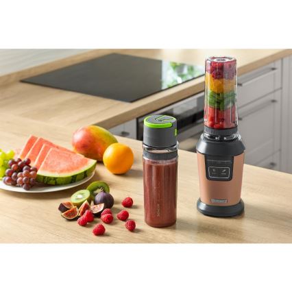 Sencor - Liquidificador para smoothies com acessórios 800W/230V, acabamento em cobre