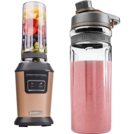 Sencor - Liquidificador para smoothies com acessórios 800W/230V, acabamento em cobre
