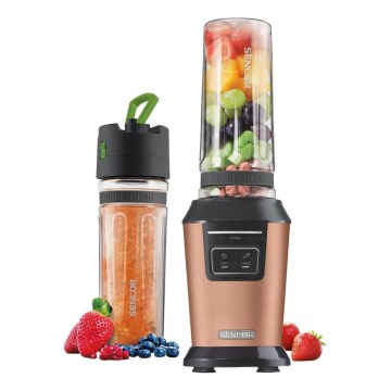 Sencor - Liquidificador para smoothies com acessórios 800W/230V cobre
