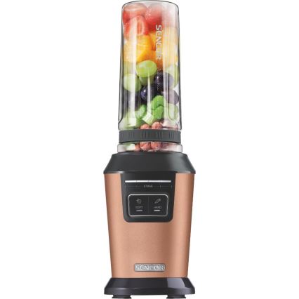 Sencor - Liquidificador para smoothies com acessórios 800W/230V cobre