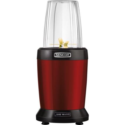 Sencor - Liquidificadora de batidos nutritivos 1000W/230V vermelha