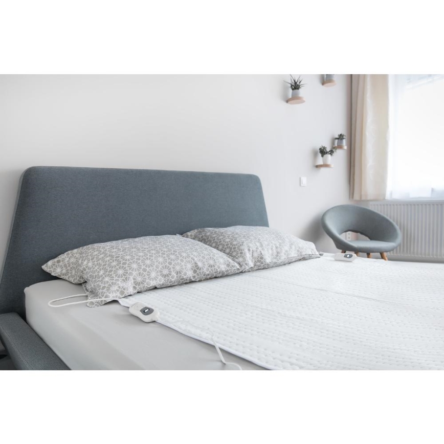 Sencor - Manta eléctrica para duas pessoas 120W/230V 160x140 cm