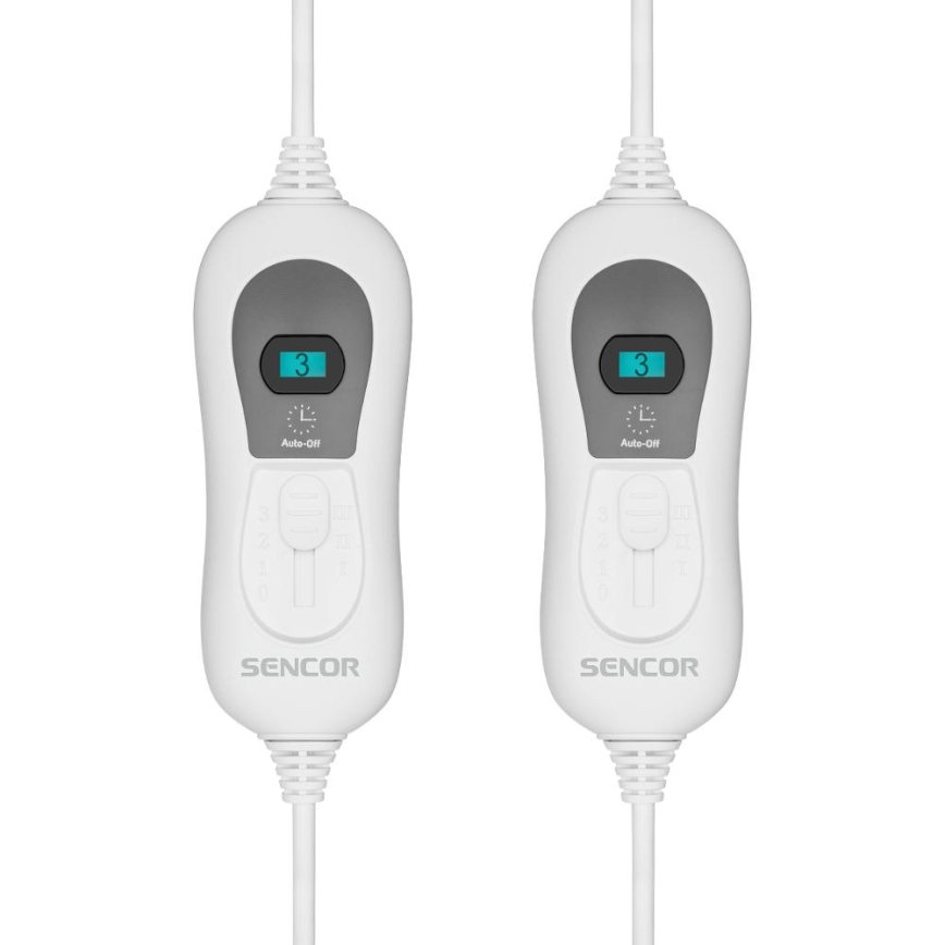 Sencor - Manta eléctrica para duas pessoas 120W/230V 160x140 cm