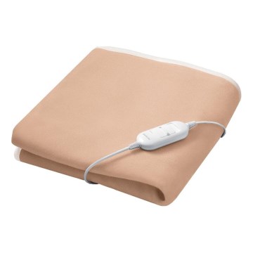 Sencor - Manta elétrica 60 W/230 V, 150 x 80 cm, bege