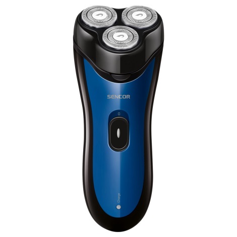 Sencor - Máquina de barbear elétrica 3W/230V preto/azul