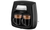 Sencor - Máquina de café com duas canecas 500W/230V preto