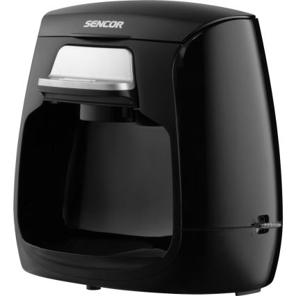 Sencor - Máquina de café com duas canecas 500W/230V preto