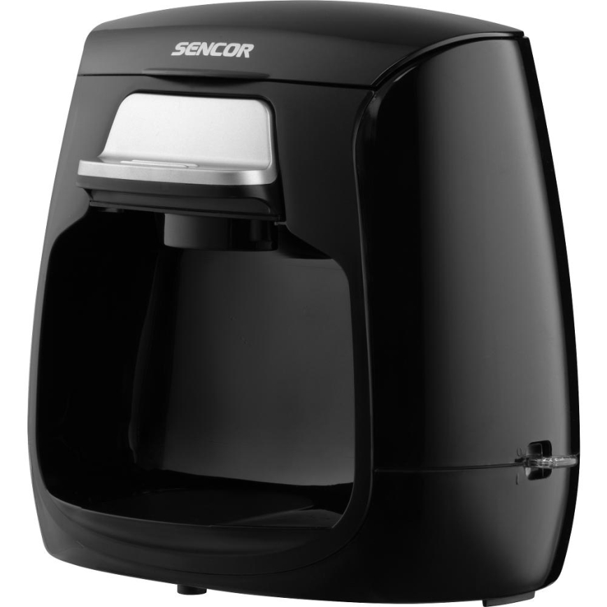 Sencor - Máquina de café com duas canecas 500W/230V preto
