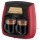 Sencor - Máquina de café com duas canecas 500W/230V vermelho/preto