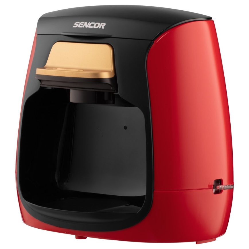 Sencor - Máquina de café com duas canecas 500W/230V vermelho/preto