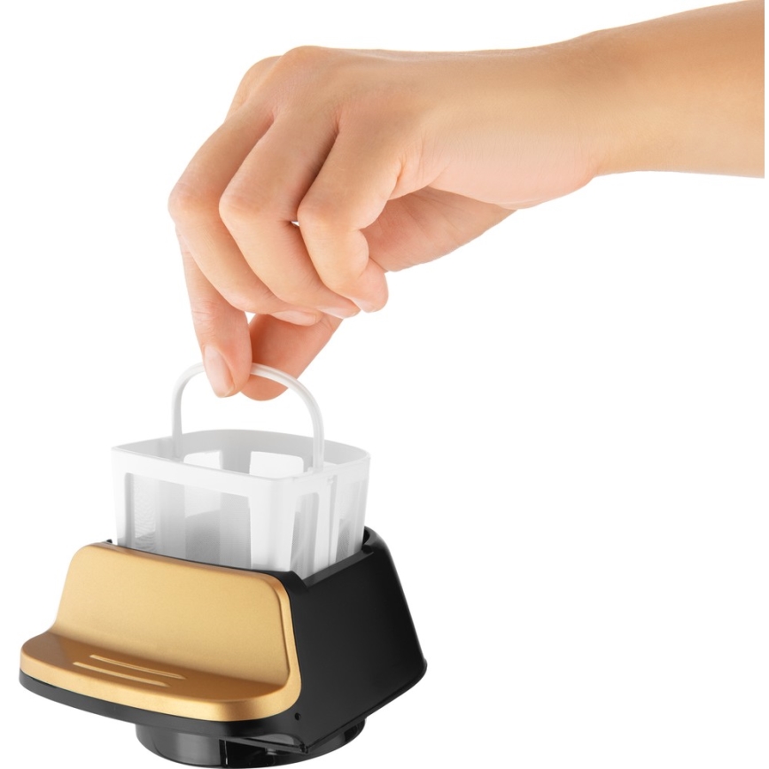 Sencor - Máquina de café com duas canecas 500W/230V vermelho/preto