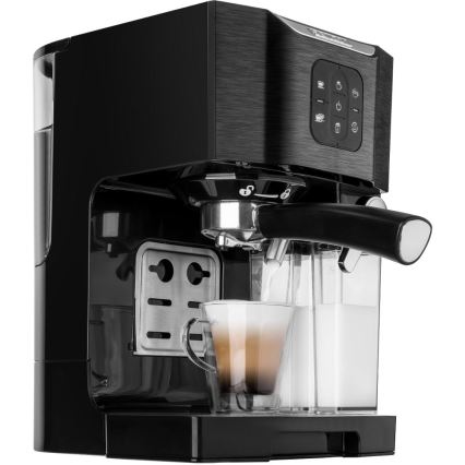 Sencor - Máquina de café espresso com alavanca 1450W/230V preto/cromado fosco