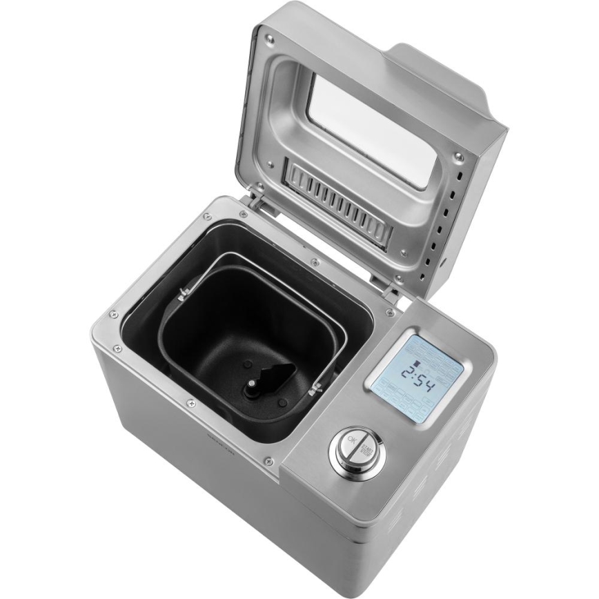 Sencor - Máquina de Fazer Pão Doméstica 550W/230V Cromo Fosco