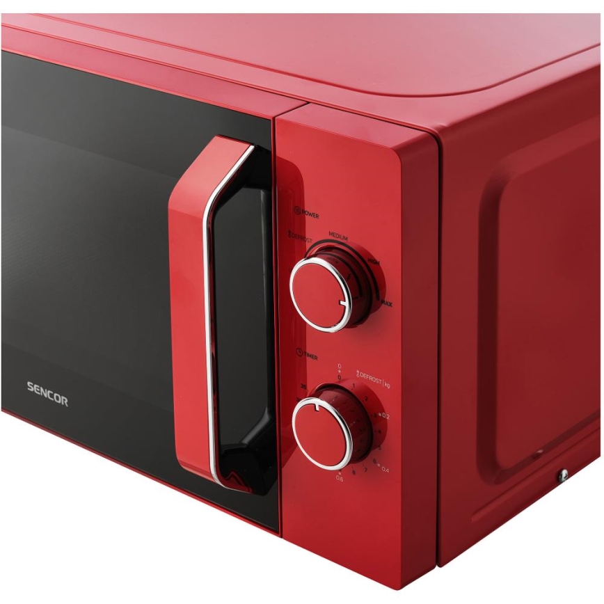 Sencor - Micro-ondas 700W/230V vermelho
