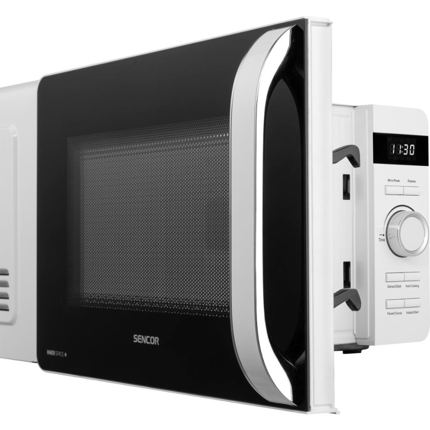 Sencor - Micro-ondas 800 W / 230 V, 17 l, branco